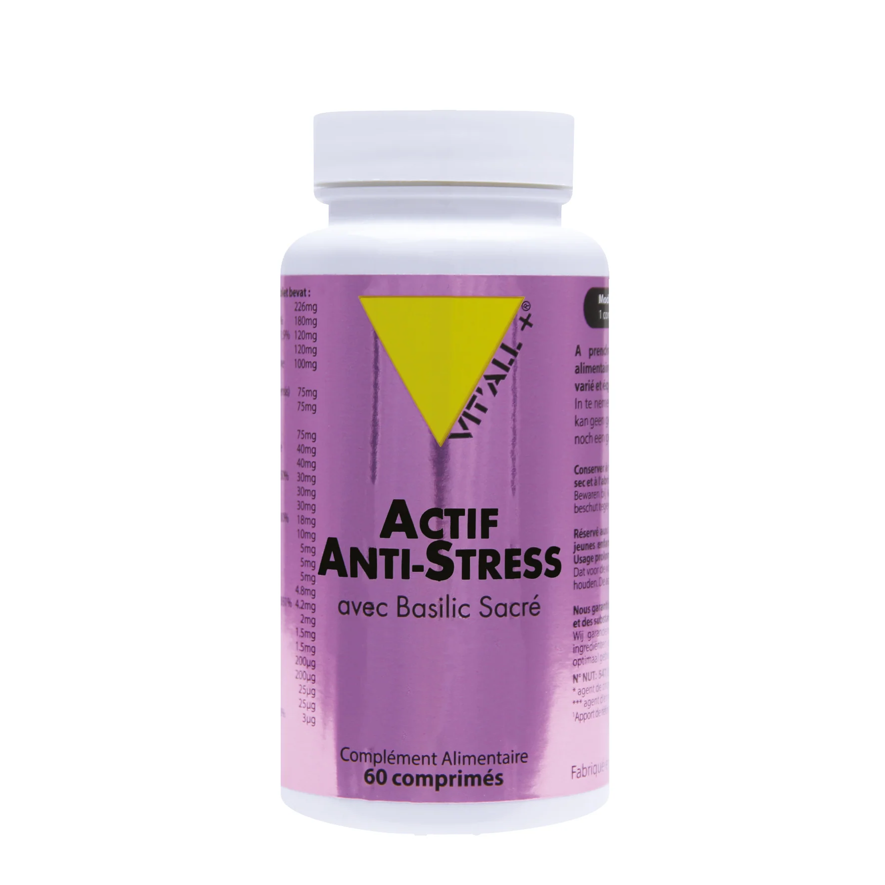 Actif Anti-Stress-30 comprimés-Vit'all+ – Image 2