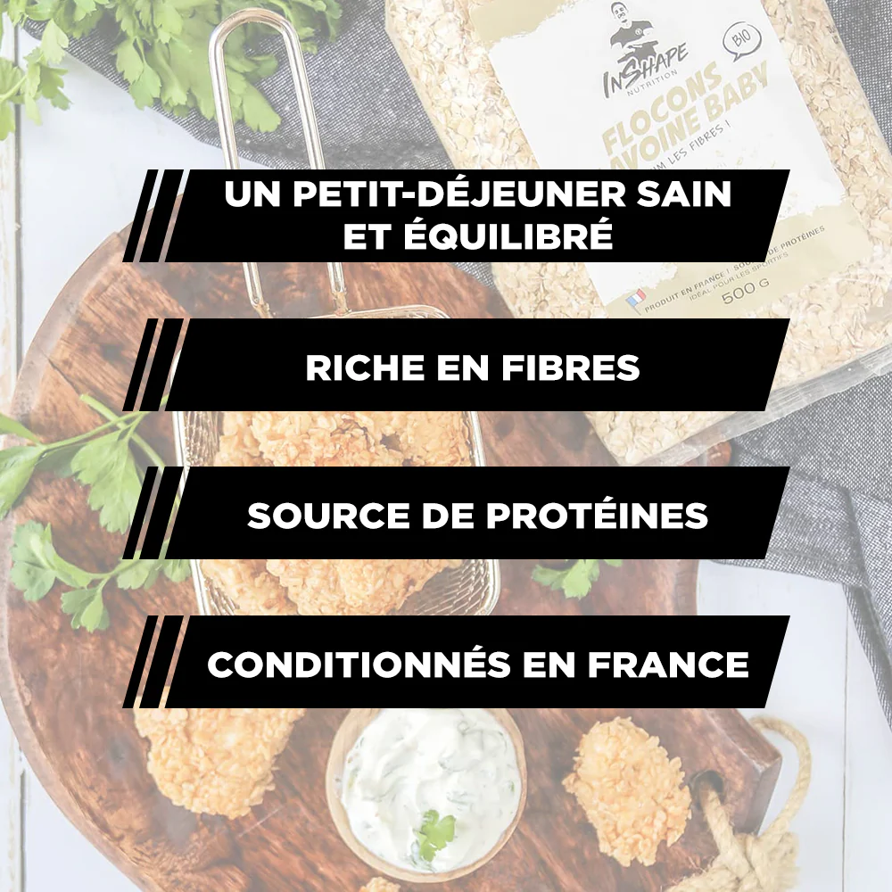 Flocons d'avoine baby biologiques – Image 4